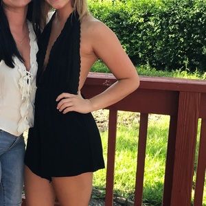 American Eagle Black romper